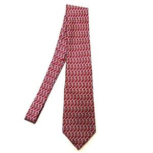 Gucci 100% Silk Men’s Tie Red Blue Gold Size O/S